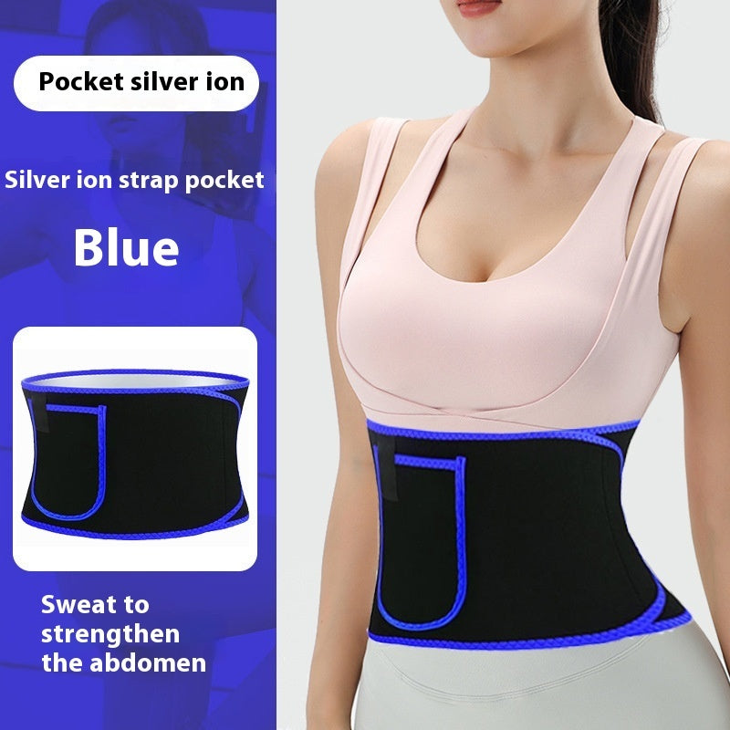 Violently Sweat Waistband Exercise Fitness Belly Contracting Weight Loss Waist Support Trainer